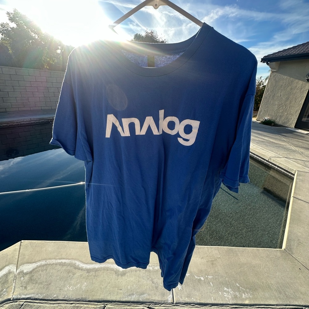 Analog Royal Blue Tee - Large